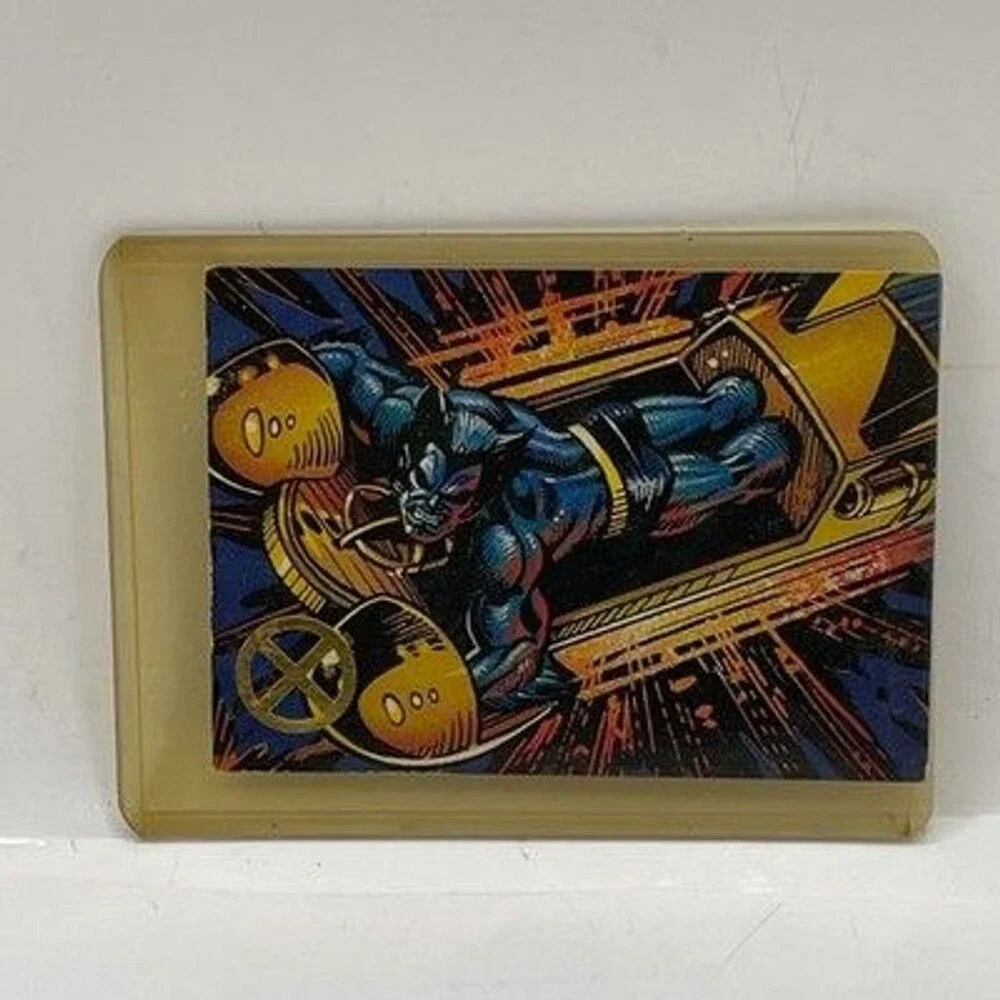 Marvel Timegliders 1995 Beast & Time Glider Beast X-Men Trading Card 5/5